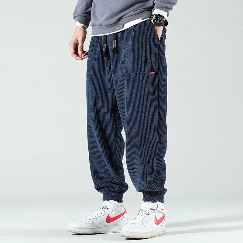 Herren Cordhose Lässig Regular Fit 100% Baumwolle-1