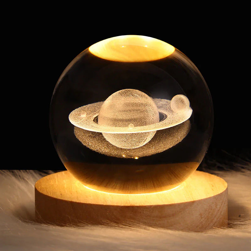 3D Kristall Nachtlicht für romantische Atmosphäre 0