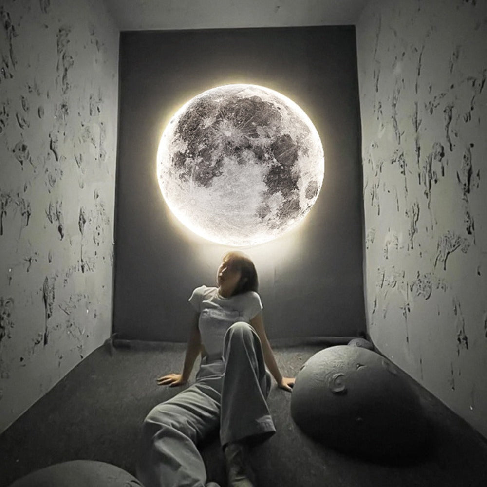 3D LED Decken- oder Wandleuchte Mond oder Erde 1