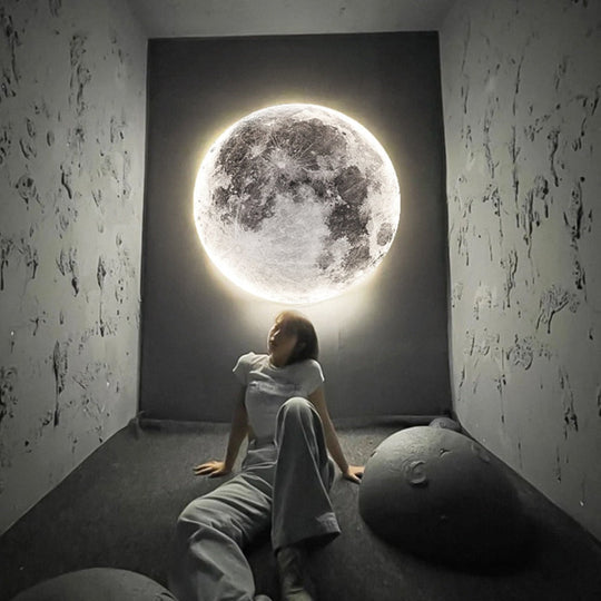 3D LED Decken- oder Wandleuchte Mond oder Erde 1