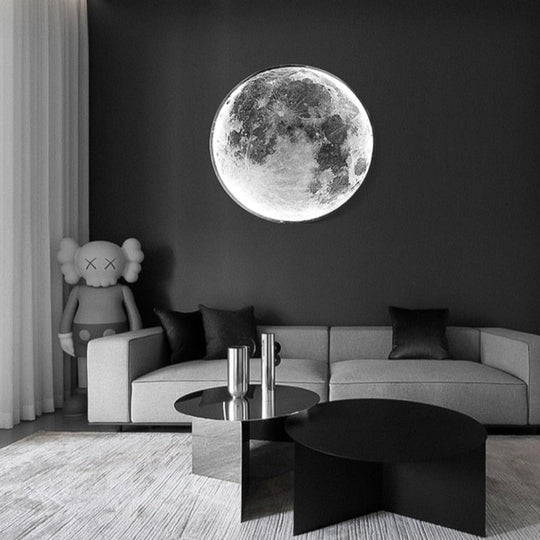 3D LED Decken- oder Wandleuchte Mond oder Erde 7