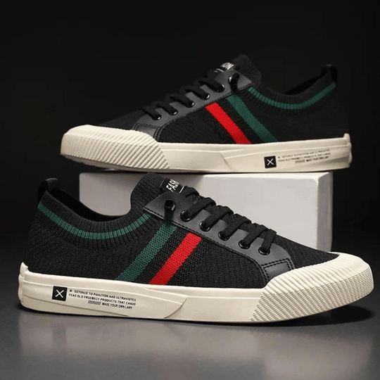 Herren Schuhe Elegante Urban Style Hochwertiges Leder und Textil-6