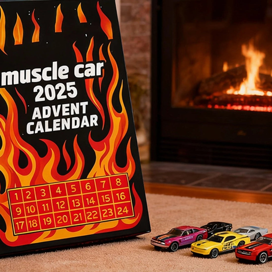 Adventskalender Kinder Fahrzeug mit 24 Miniaturautos für Spiel und Spaß 4