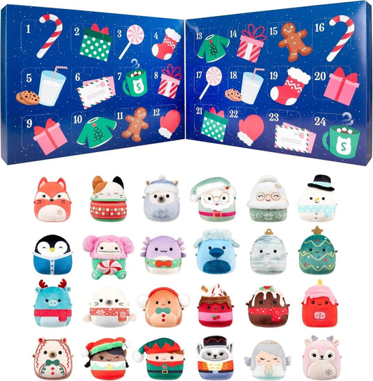 Adventskalender Kinder mit 24 Mikromallow-Figuren für die Weihnachtszeit 0