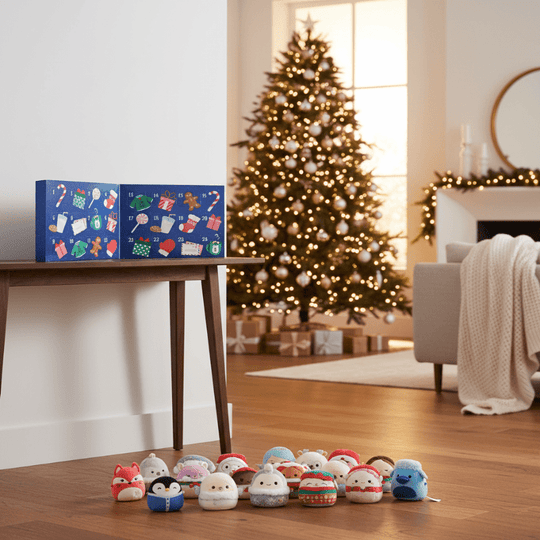 Adventskalender Kinder mit 24 Mikromallow-Figuren für die Weihnachtszeit 1