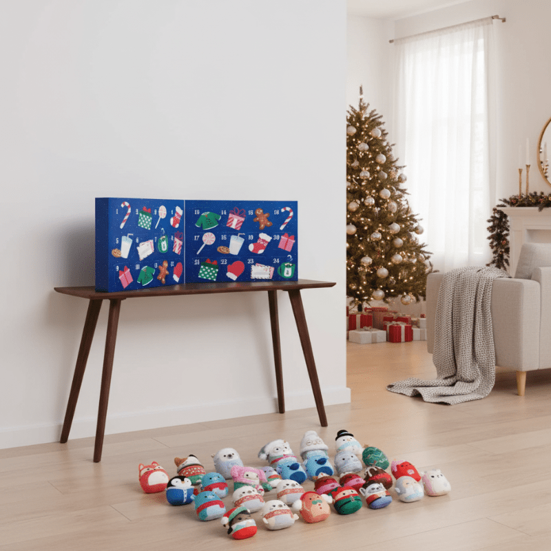 Adventskalender Kinder mit 24 Mikromallow-Figuren für die Weihnachtszeit 2