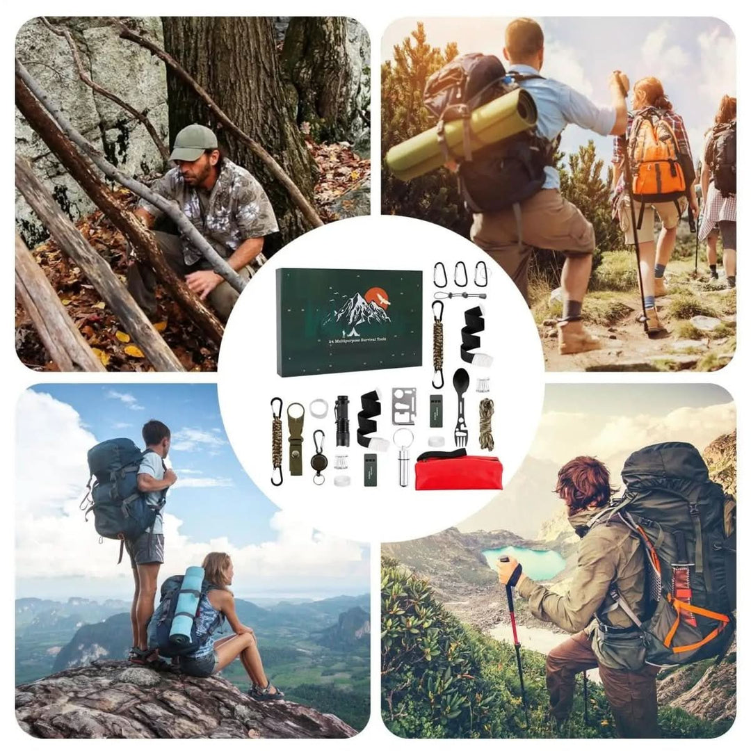 Adventskalender für Männer mit 24 Outdoor-Tools 4
