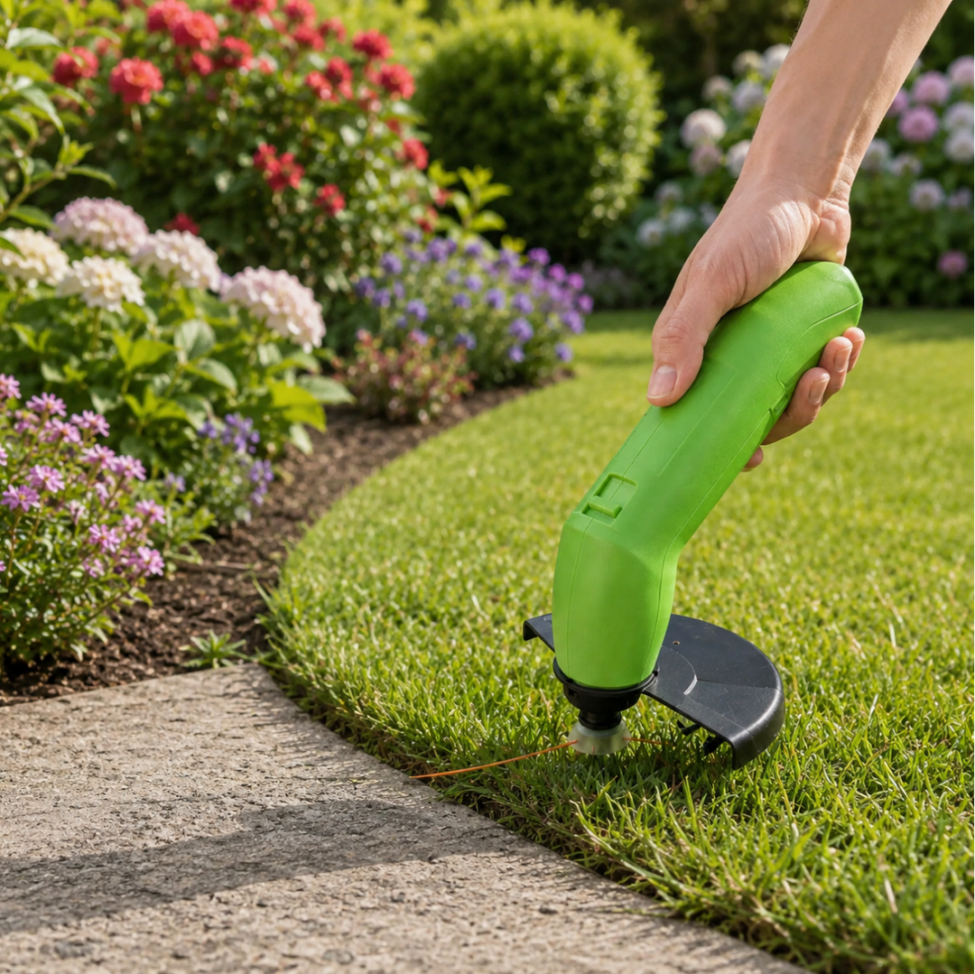Akku Rasentrimmer für Präzise Gartenpflege und Rasenkantenpflege 1