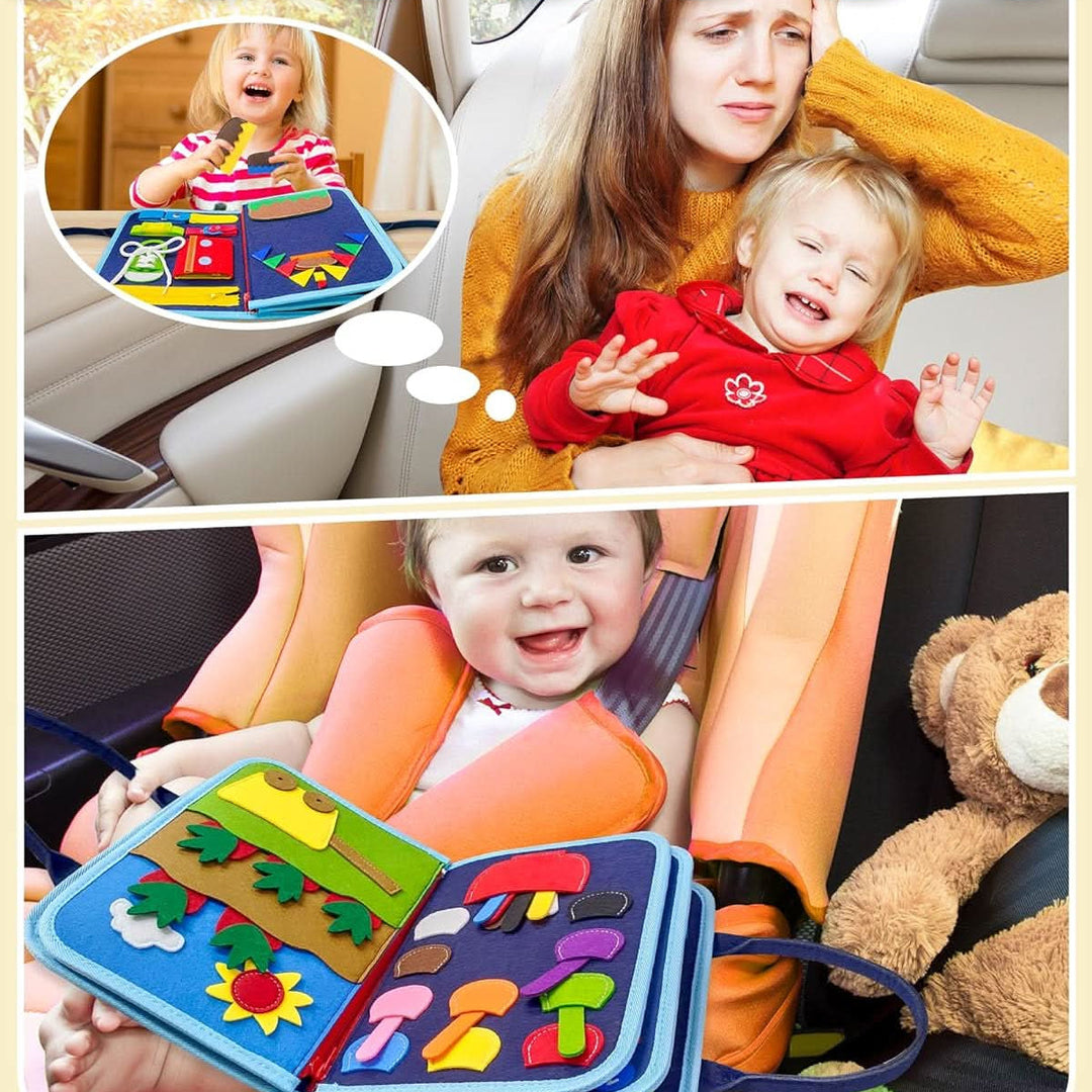 Aktivitätsboard für Babys – Interaktives Lernspielzeug zur Förderung der Feinmotorik und des logischen Denkens 3