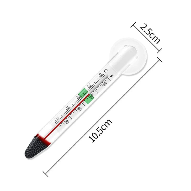 Aquarium Thermometer mit Saugnapf für präzise Temperaturmessung 0