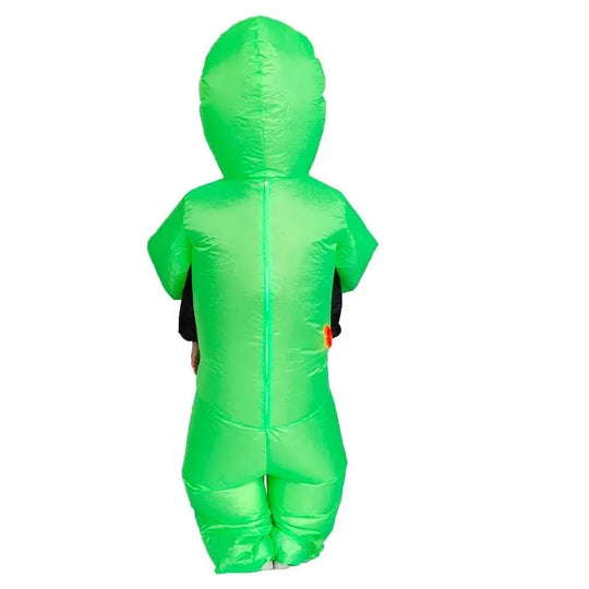 Aufblasbares Alien Kostüm für Halloween und Fasching 0
