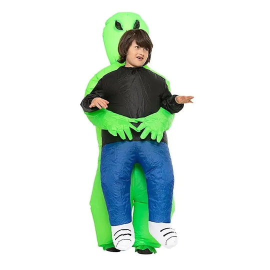 Aufblasbares Alien Kostüm für Halloween und Fasching 5