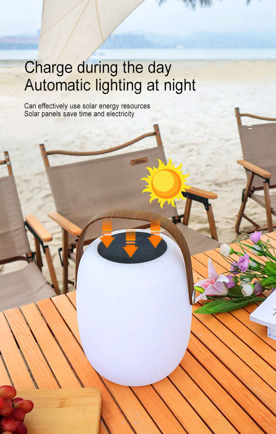 Außenleuchte Solar Korbdesign für Garten und Terrasse – Wasserdicht, Tragbar, 16 Lichtfarben 6