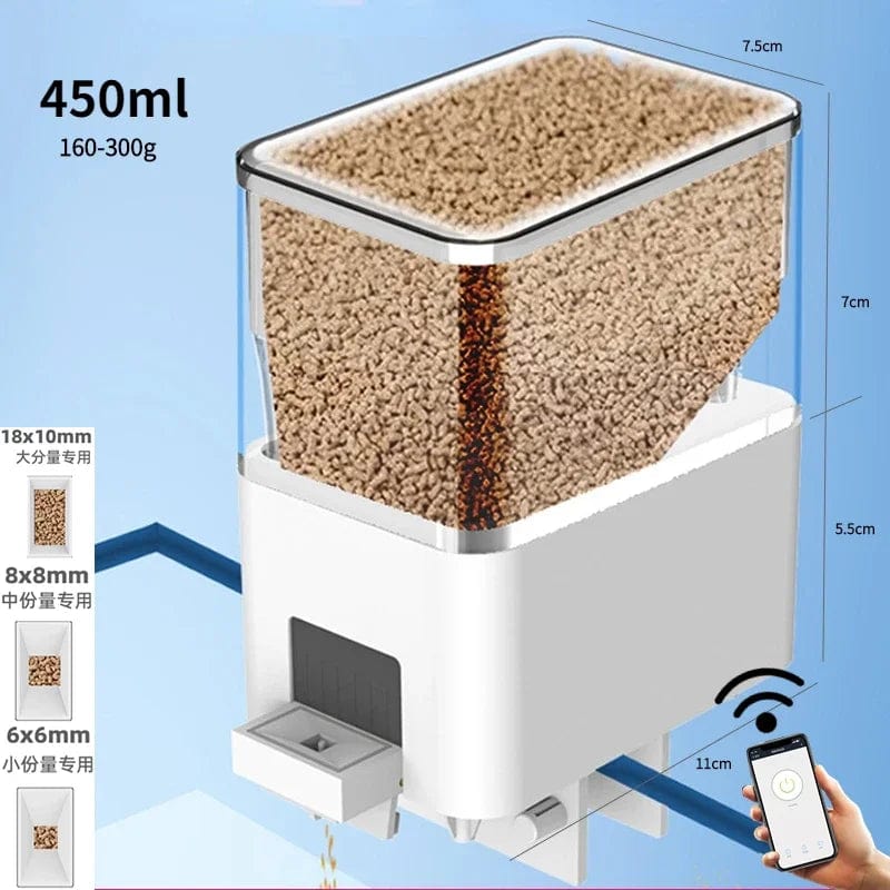 Automatischer Futterautomat Aquarium Mit WLAN Und App-Steuerung 7