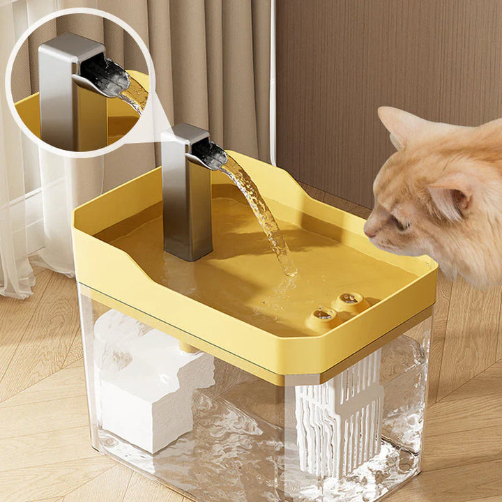 Automatischer Wasserspender für Haustiere mit Großem Fassungsvermögen und Filtersystem 2
