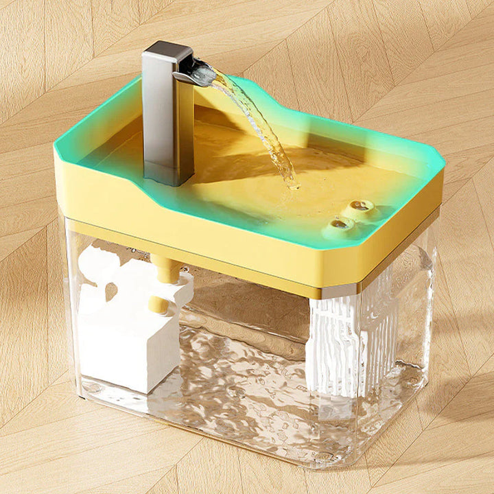 Automatischer Wasserspender für Haustiere mit Großem Fassungsvermögen und Filtersystem 4