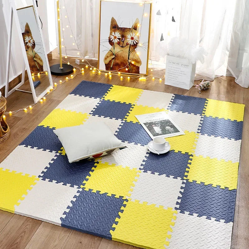 Baby-Spielmatte Puzzlestücke Bunte Designs 10