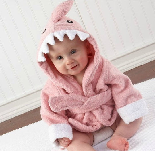 Baby Bademantel mit Tiermotiven für den Winter 2