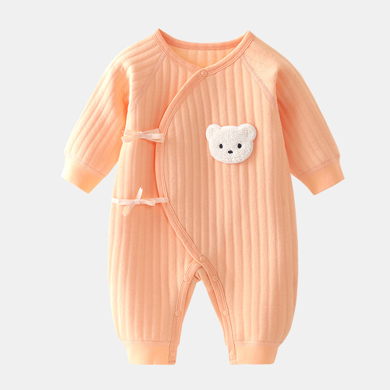 Babystrampler mit Bärchen für den Frühling und Herbst 5