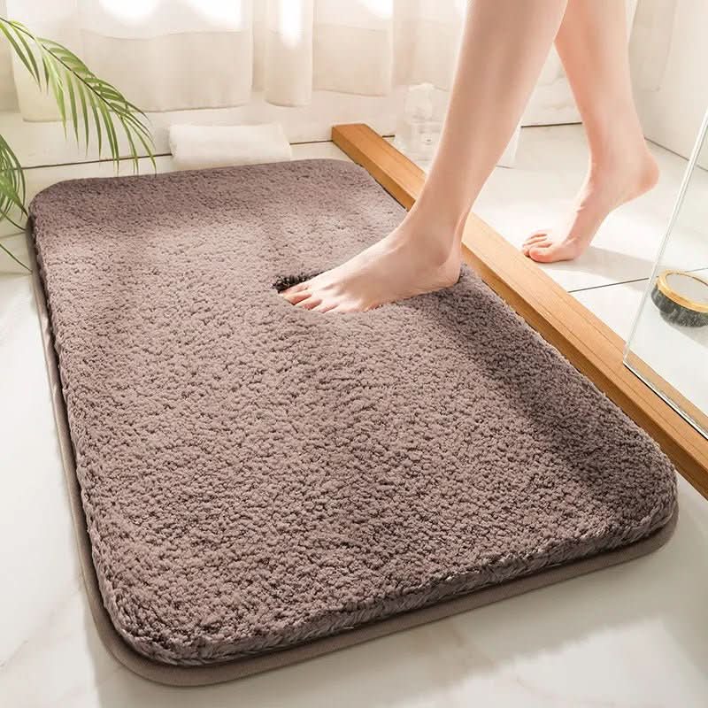 Badematte Ultraweich Rutschfest für Badezimmer und Gäste-WC 2