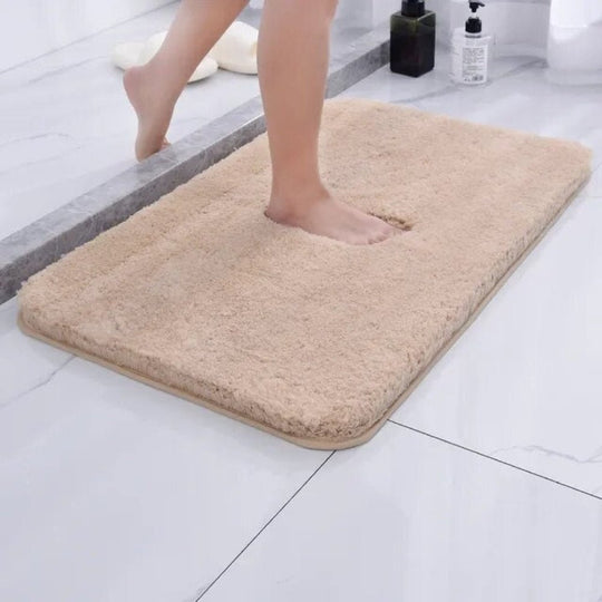 Badezimmerteppich Flauschig Mit Rutschfester Unterseite Für Komfort 2