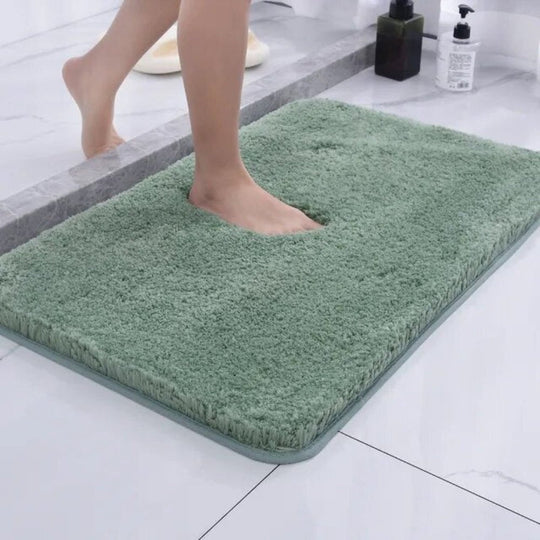 Badezimmerteppich Flauschig Mit Rutschfester Unterseite Für Komfort 4
