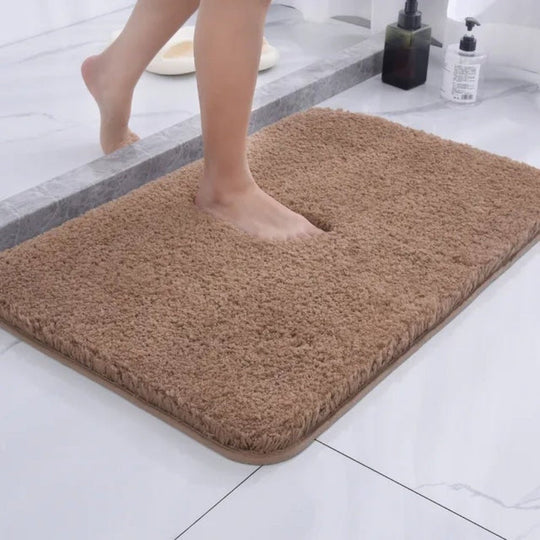Badezimmerteppich Flauschig Mit Rutschfester Unterseite Für Komfort 5