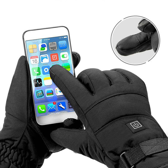 Beheizbare Handschuhe Damen Wasserdicht Touchscreen-kompatibel für Outdoor-Aktivitäten 5