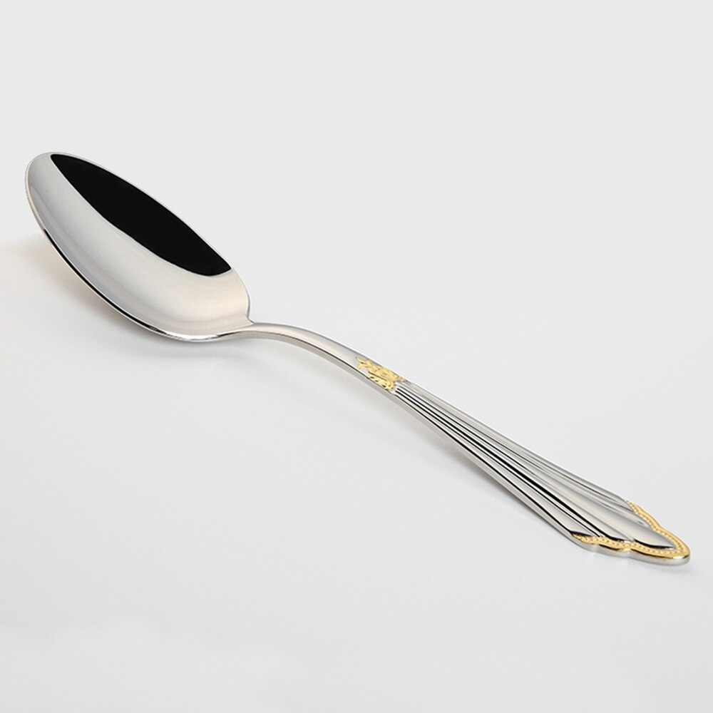 Besteckset Gold für den Tisch - Luxuriöses Design für 6 Personen 4