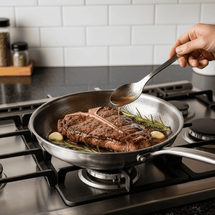 Bratpfanne für gesundes Kochen 1