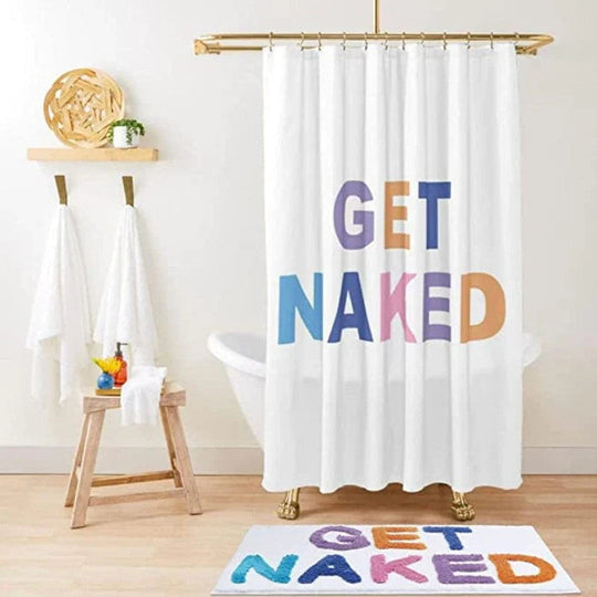 Bunte Badmatte für Badezimmer mit Weicher Zottelstruktur 4