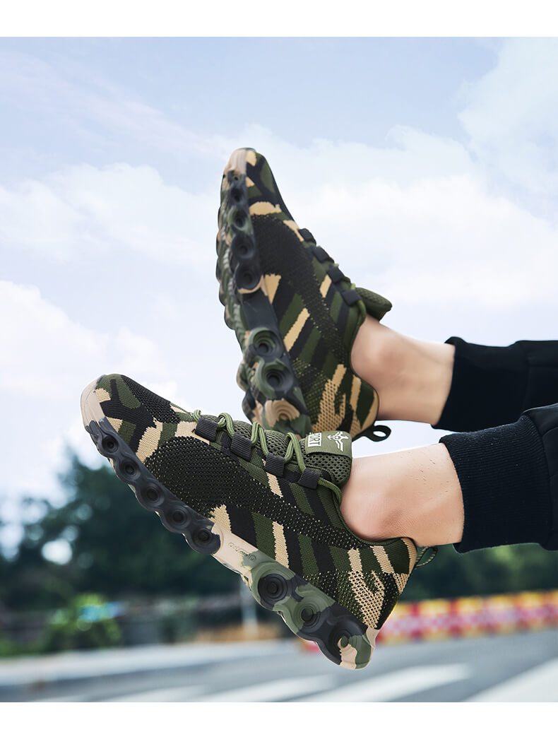 Camouflage Atmungsaktive Turnschuhe