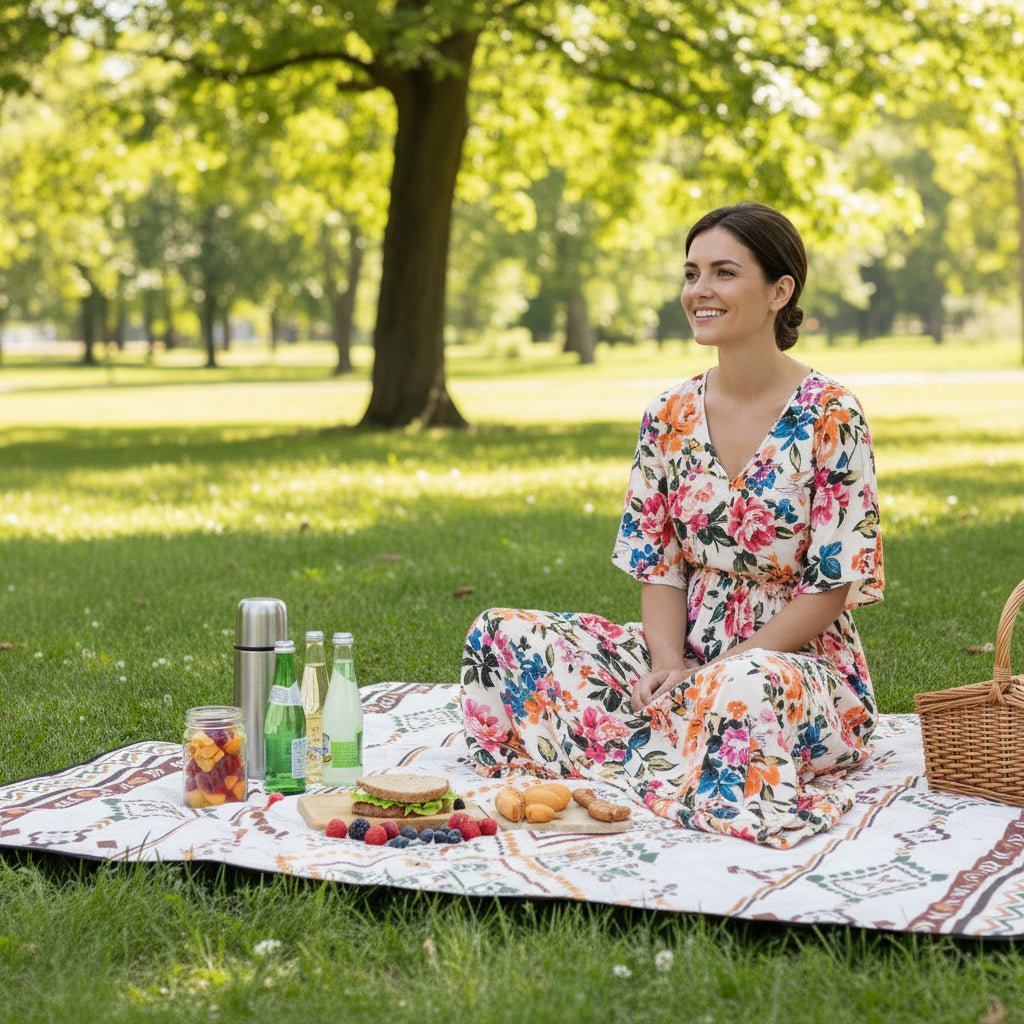 Campingdecke Tragbar Für Outdoor-Aktivitäten Ideal Für Picknicks Und Reisen 1