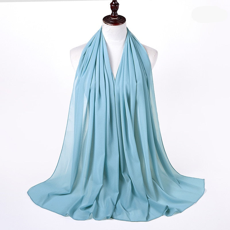 Chiffon Hijab Stirnband
