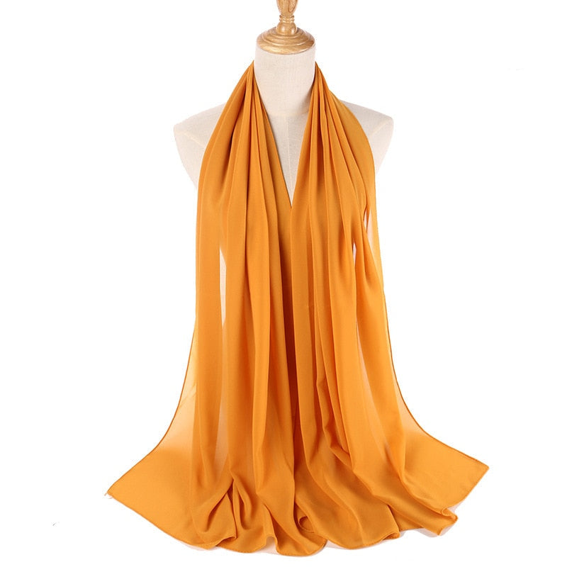Chiffon Hijab Stirnband