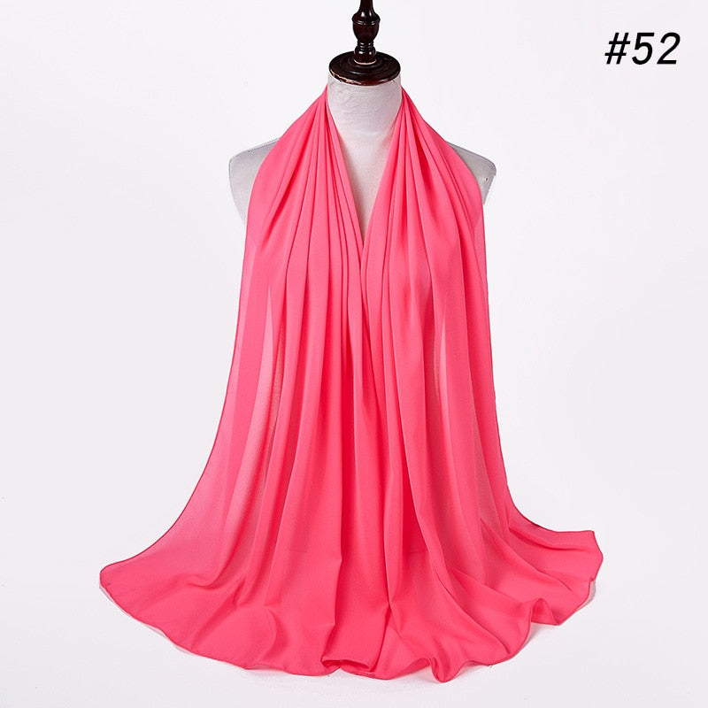Chiffon Hijab Stirnband