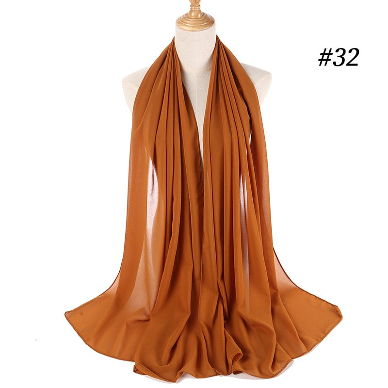 Chiffon Hijab Stirnband