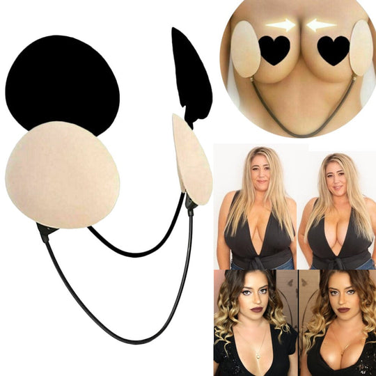 Damen BH Set für Rückenfreie Outfits mit Silikon Einlagen 5