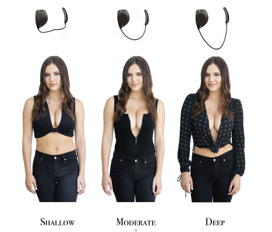 Damen BH Set für Rückenfreie Outfits mit Silikon Einlagen 6