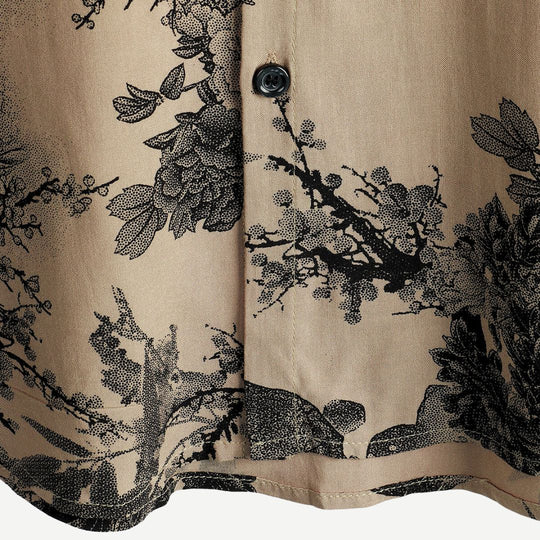 Damen Bluse mit Vintage-Blütenmuster aus leichtem Material 4