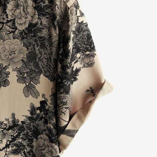 Damen Bluse mit Vintage-Blütenmuster aus leichtem Material 5