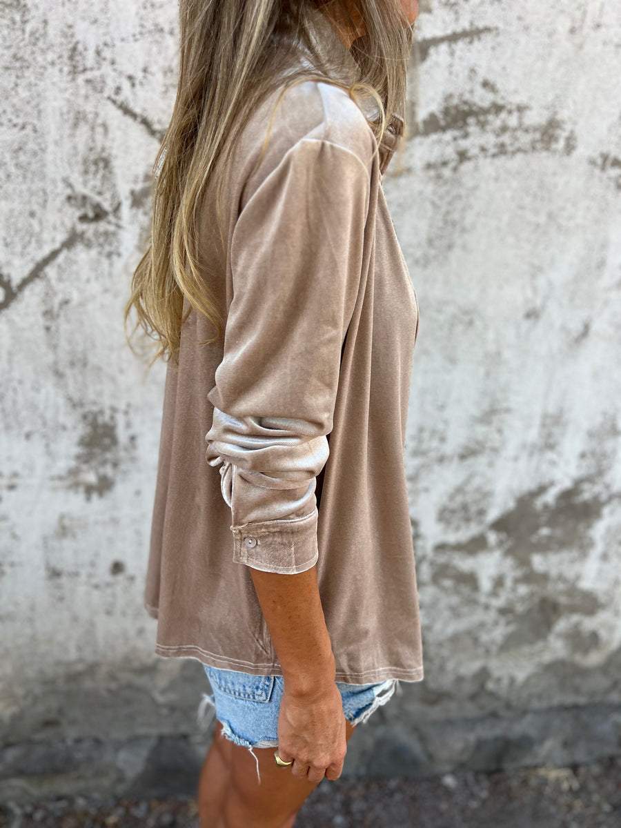 Damen Bluse mit langen Ärmeln im Herbststil 8