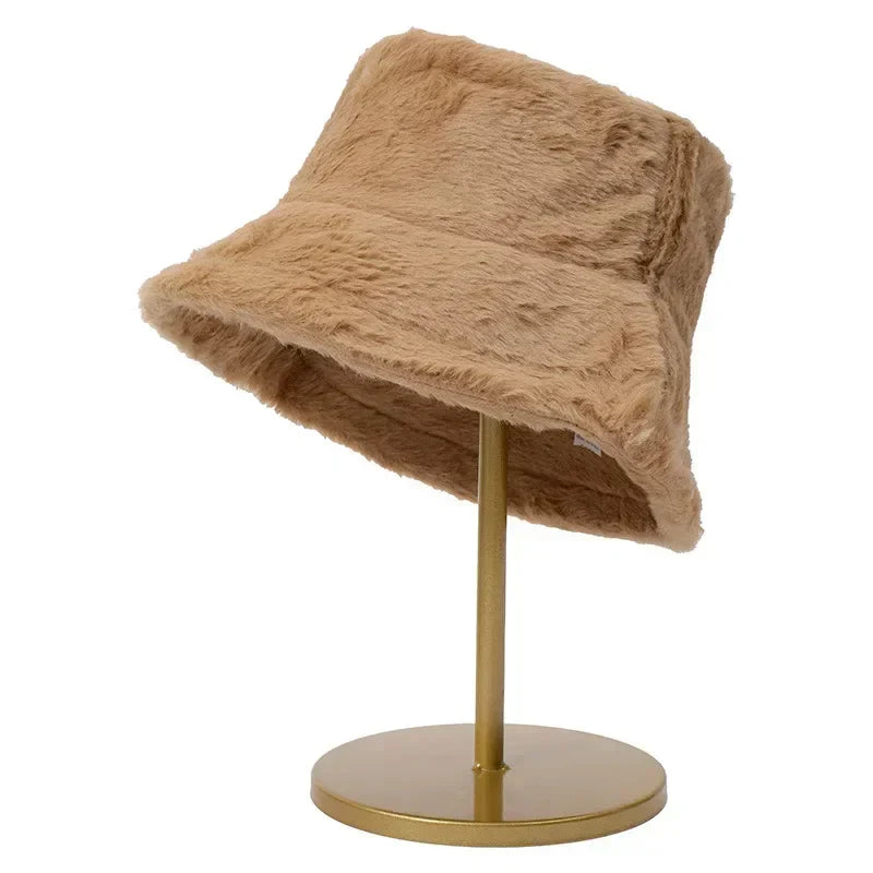 Damen Bucket Hut Winter Modischer Stil für Kühle Tage 5