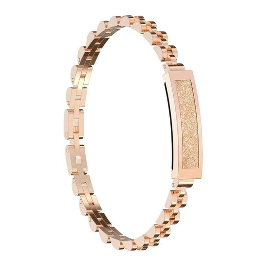 Damen Fitness Tracker Armband im Kettendesign mit Herzfrequenz- und Aktivitätsüberwachung 0