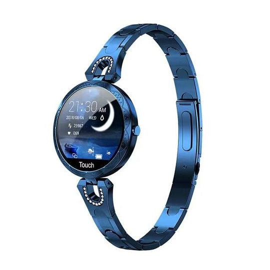 Damen Fitnessuhr Smartwatch Wasserdicht mit Herzfrequenz- und Aktivitätsmonitor 0
