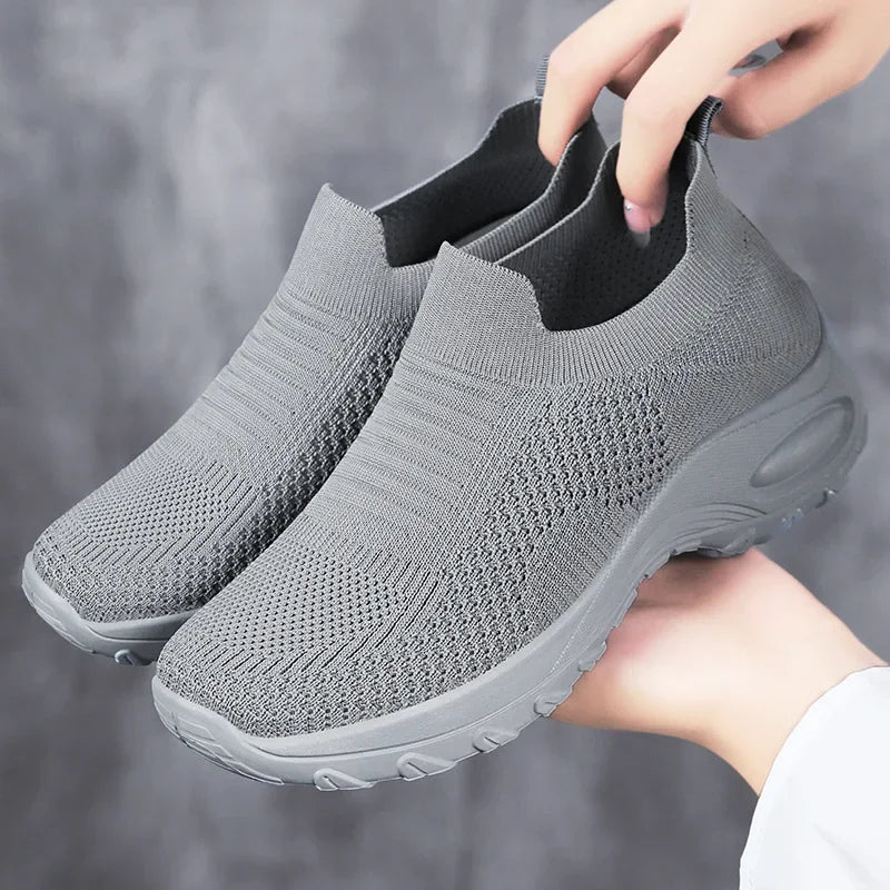 Damen Freizeitschuhe Atmungsaktive Mesh-Design 1