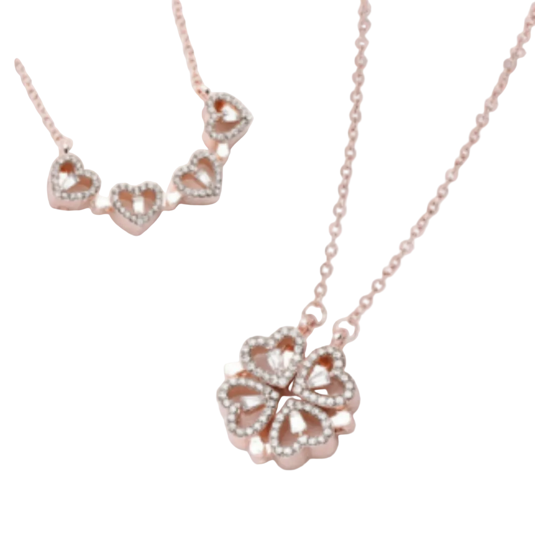 Damen Halskette Gold Mit Raffiniertem Diamanten Design 5