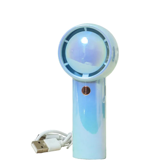 Damen Mini Ventilator USB Tragbar Kompakt mit Variablen Luftstrom 0