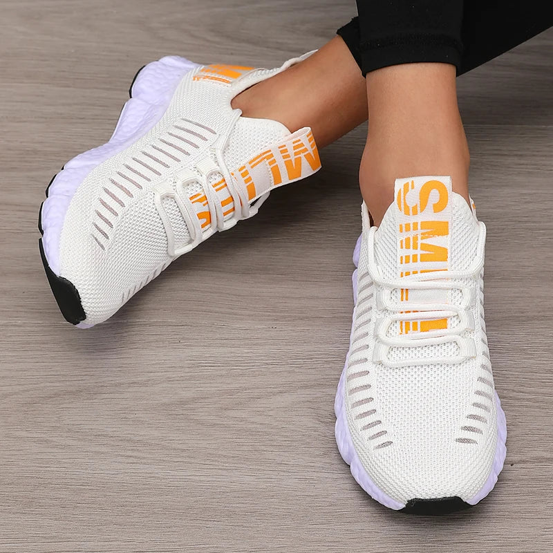 Damen Sportschuhe Atmungsaktiv Plattform Design für Outdoor Aktivitäten 1