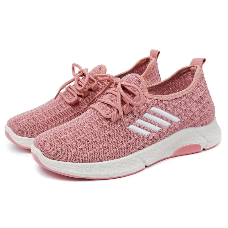 Damen Sportschuhe Mesh Leichtgewicht Laufschuhe Rutschfeste Gummisohle 0